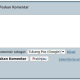 CSS Formulir Komentar  untuk Blogspot