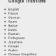 Pasang Widget Google Translate yang Super Ringan