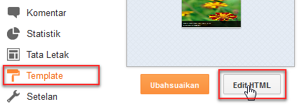 Edit HTML Blogger