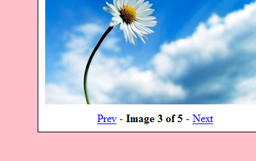 JavaScript Slideshow Dasar