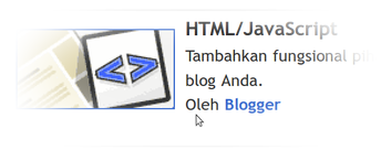 widget HTML/JavaScript