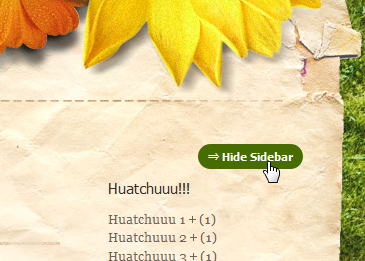 Toggle Sidebar dengan jQuery