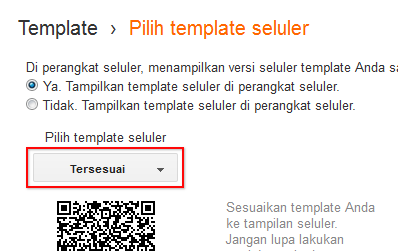 Pilih Pilihan Tersesuai