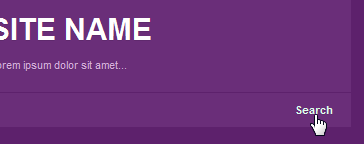 Auto Hide Search Form Inside Header