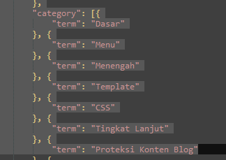 Menampilkan Semua Daftar Label Posting dengan JSON Blogger
