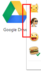 Google Chrome Dropdown