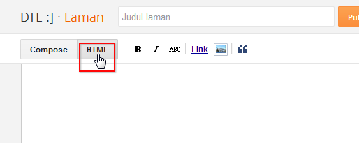 Blogger Post Editor