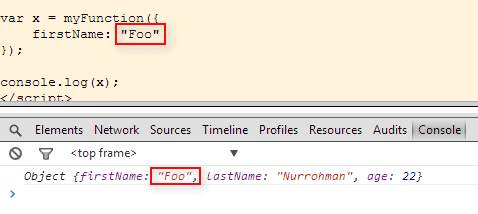 JavaScript Extend Test via Window Console