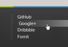 CSS3 Link Nudging